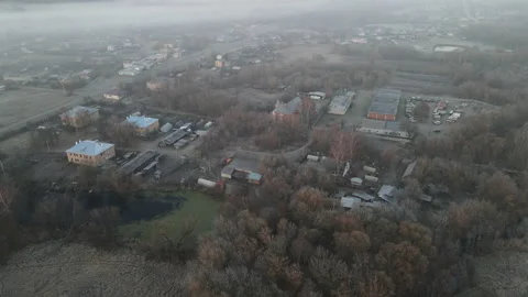 View of the village Stock Footage 165164348