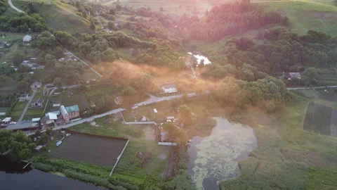 View of the village Stock Footage 165212334