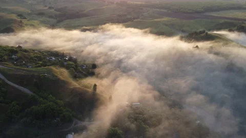 View of the village Stock Footage 165439212