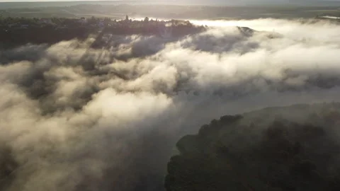 View of the village Stock Footage 165444728