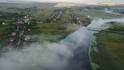 View of the village Stock Footage 165448539