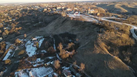 View of the village Stock Footage 165850528