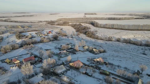 View of the village Stock Footage 167573716