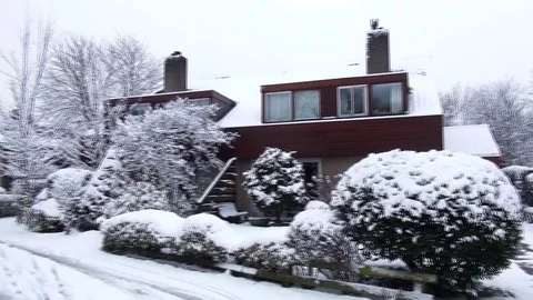 View in village park Stock Footage 83829348