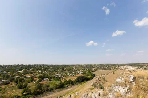 View on the village. Stock Photos