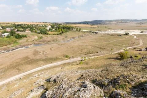 View on the village. Stock Photos