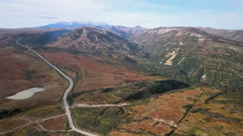 View from Viluchinsky Pass 스톡 동영상 317290785