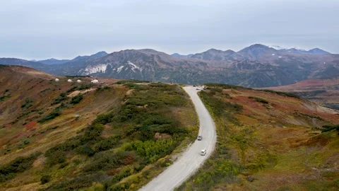 View from Viluchinsky Pass 스톡 동영상 317290873