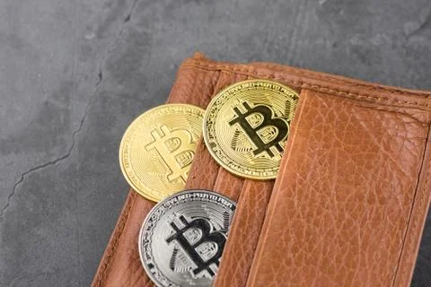 View of Virtual cryptocurrency concept image Foto stock