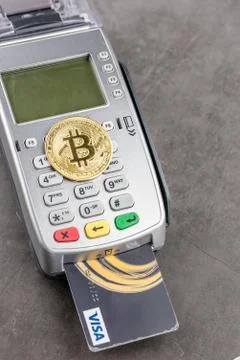 View of Virtual cryptocurrency concept image Stock Photos