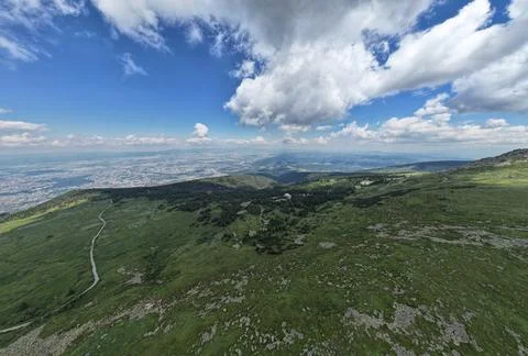 View at Vitosha Mountain. Near Sofia, Bulgaria Stock Photos