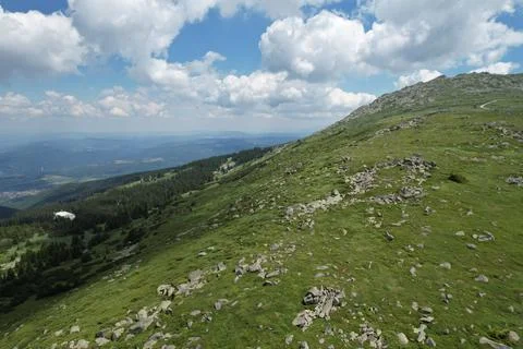 View at Vitosha Mountain. Near Sofia, Bulgaria Stock Photos