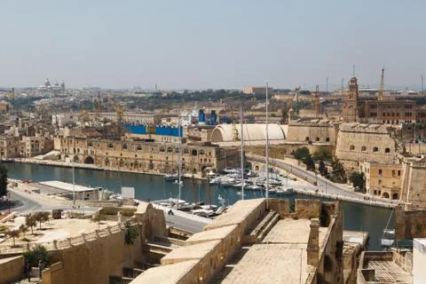View from the vittoriosa Stock Photos
