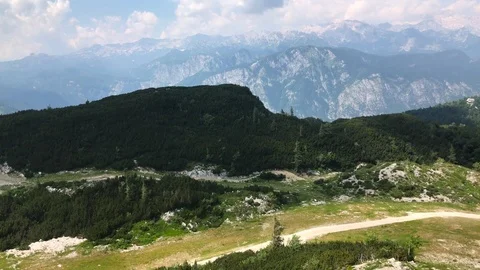 A view of vogel ski center Stock Footage 112041434