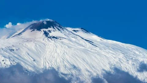 View of the volcano Etna Stock-Fotos