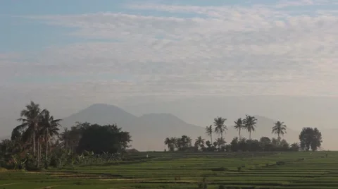 View of the Volcano Stock Footage 67528700