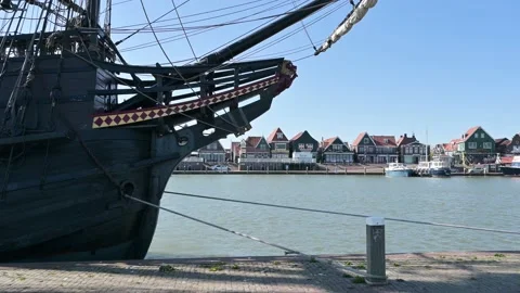 View on Volendam Video stock 132454662