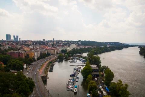 View from Vyehrad Stock Photos