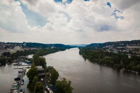 View from Vyehrad Stock Photos