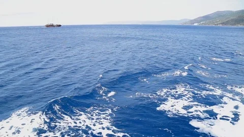 View of the wake Stock-Footage 87469871