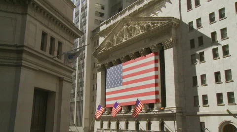 View at wall street Stock Footage 272156