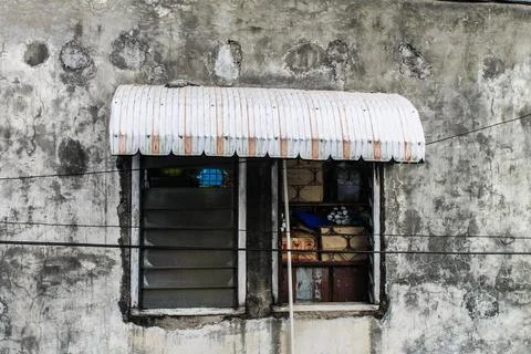 A View of Warehouse from Window Stock Photos