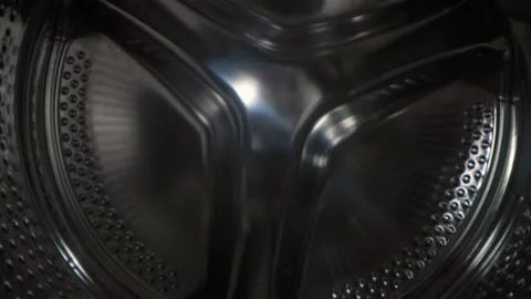 View of the washing machine drum Stock Footage 167789136