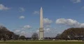 View of Washington DC City with National Mall Monument Tourists Relax on Park Us 4k or 4k+ Resolution