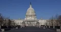 View of Washington DC Us Congress Building People Jogging on Sidewalk Sunny Day 4k or 4k+ Resolution