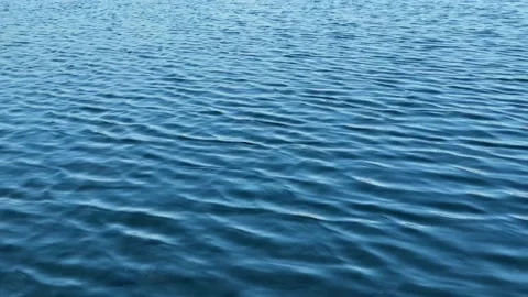 View of the water surface in the lake Stock Footage 167482586