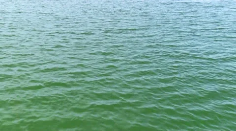 View of the water surface, in motion Stock Footage 22709246
