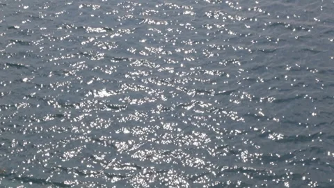 View of the water surface of a mountain lake in sunny weather. Background. Stock-Footage 112641252