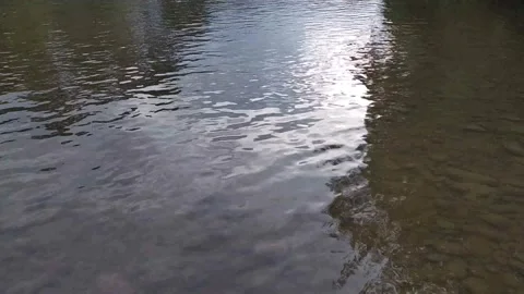 A view of the water surface.mp4 Stock Footage 201550663