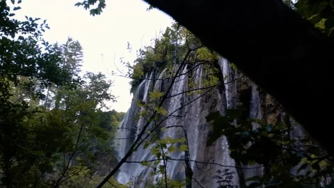 View of waterfall Stock Footage 94539696