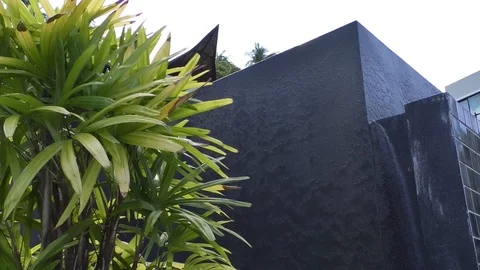 View of the waterfall Stock Footage 112664366