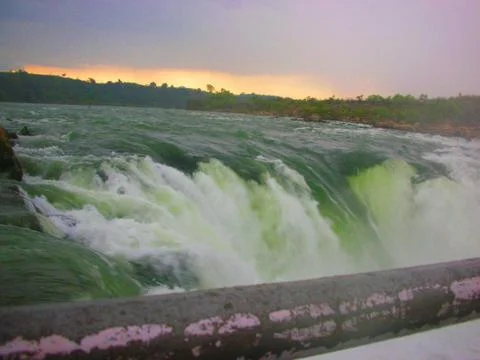 View of a waterfall in india Stock Photos