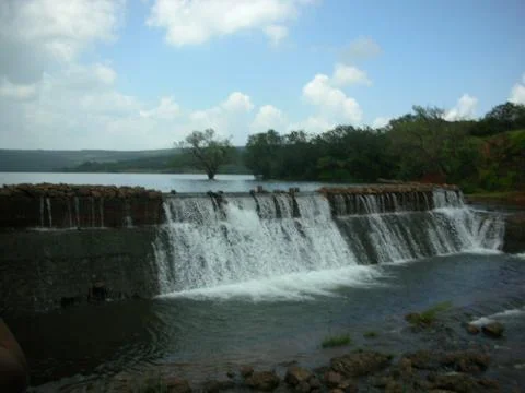 View of a waterfall Stock Photos