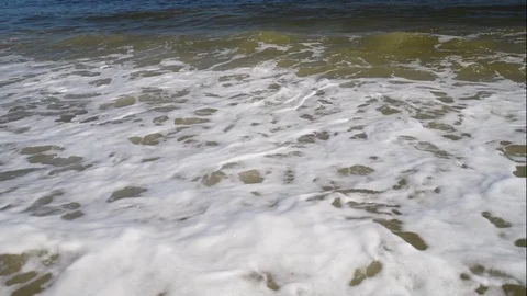 View on wave and surf in Atlantic Ocean, Florida, USA Stock Footage 121966598
