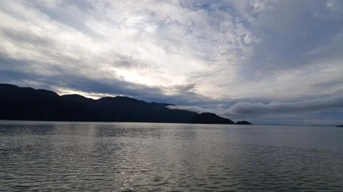 View of the waves and the surrounding nature Stock Footage 297715435