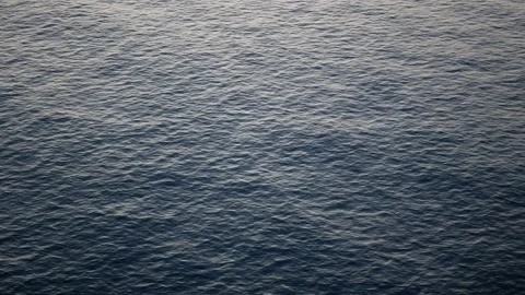 View to the waves rippling on water surface while cruising in the ocea sea .. Stock Footage 254047428