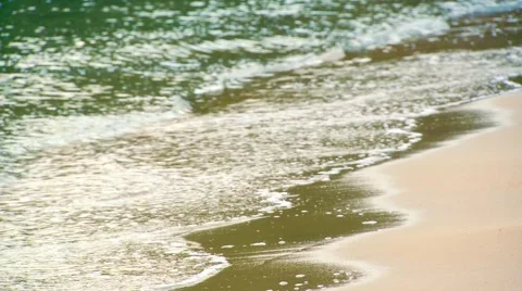 View of waves in seashore Stock Footage 54591493