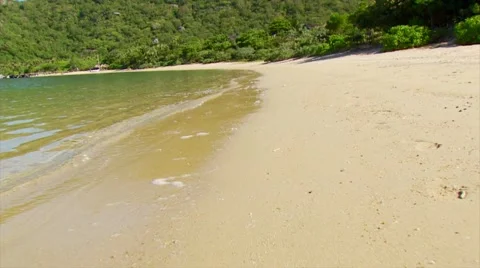 View of waves in seashore Stock Footage 54591548