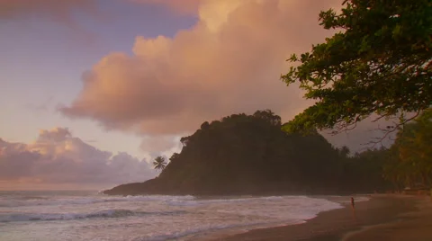 View of waves on seashore Stock Footage 57814377