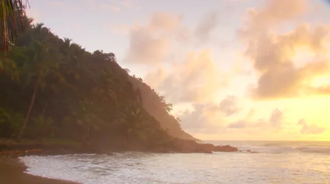 View of waves on seashore Stock Footage 57814875