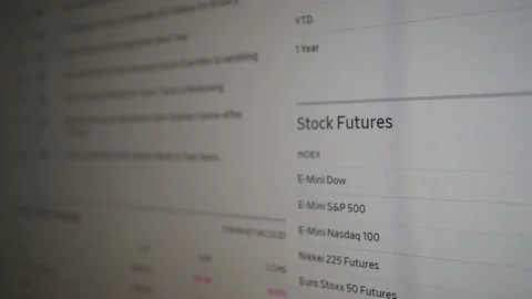 View the web page about financing. Cryptocurrency and stock prices. Business and Stock Footage 201689064