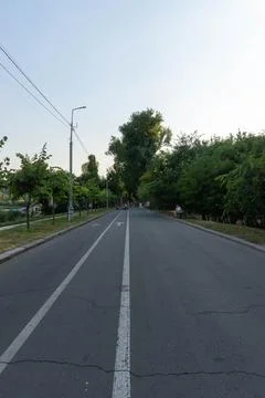 A view of well-maintained pedestrian Stock Photos