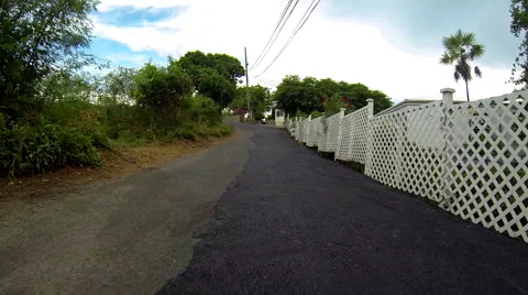 View of what cities are like in the Virgin Islands Stock Footage 41443939