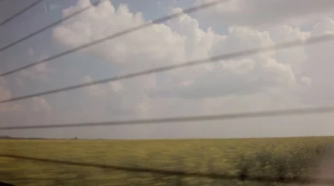 View of wheat field Stock Footage 48769478