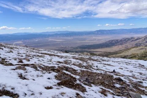 View from Wheeler Peak, Great Basin Stock Photos