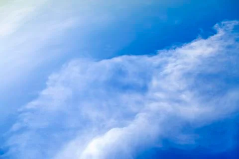 View white cloud with blue sky Stock Photos